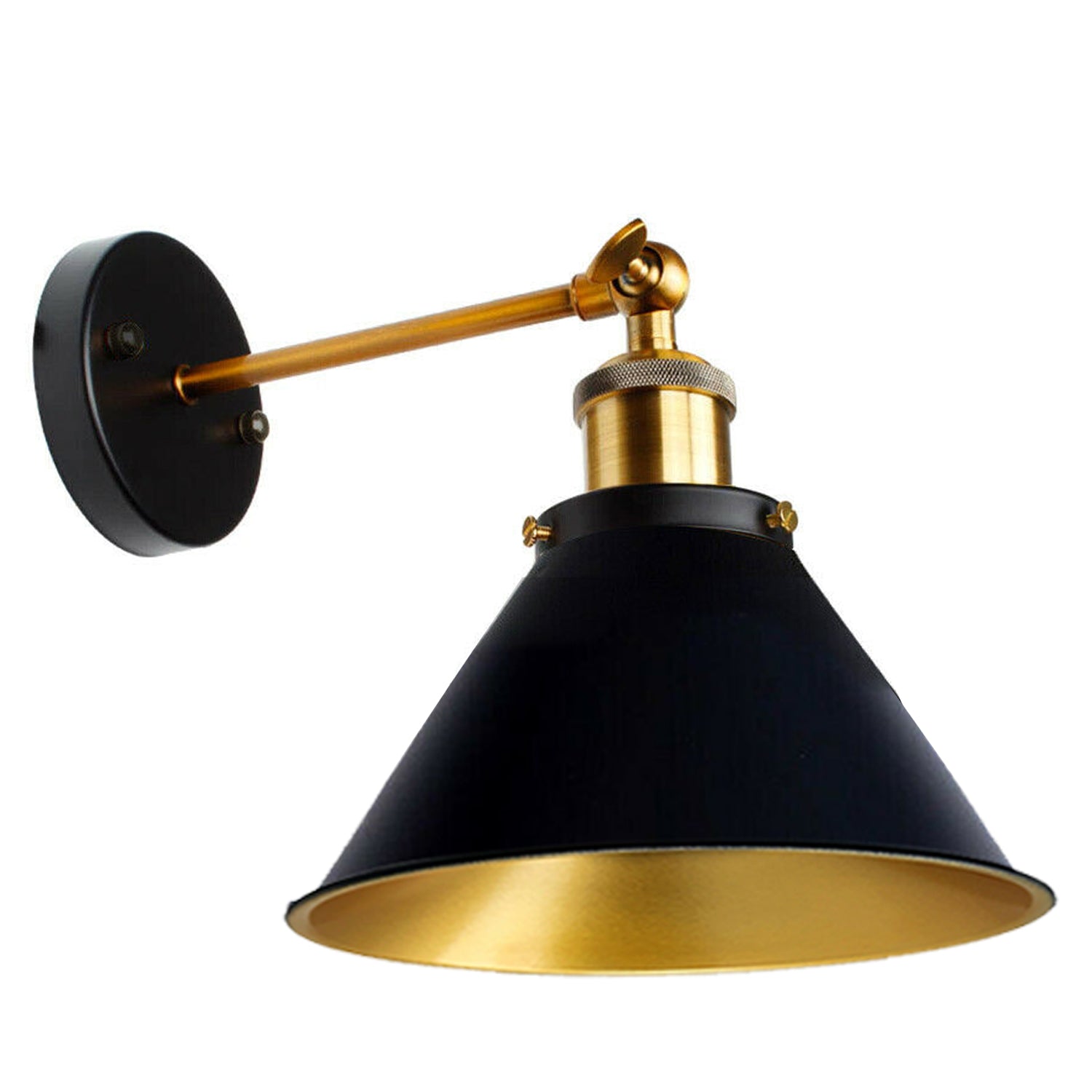Black Wall Lights Modern Wall Lamp with Shade ~2117-5