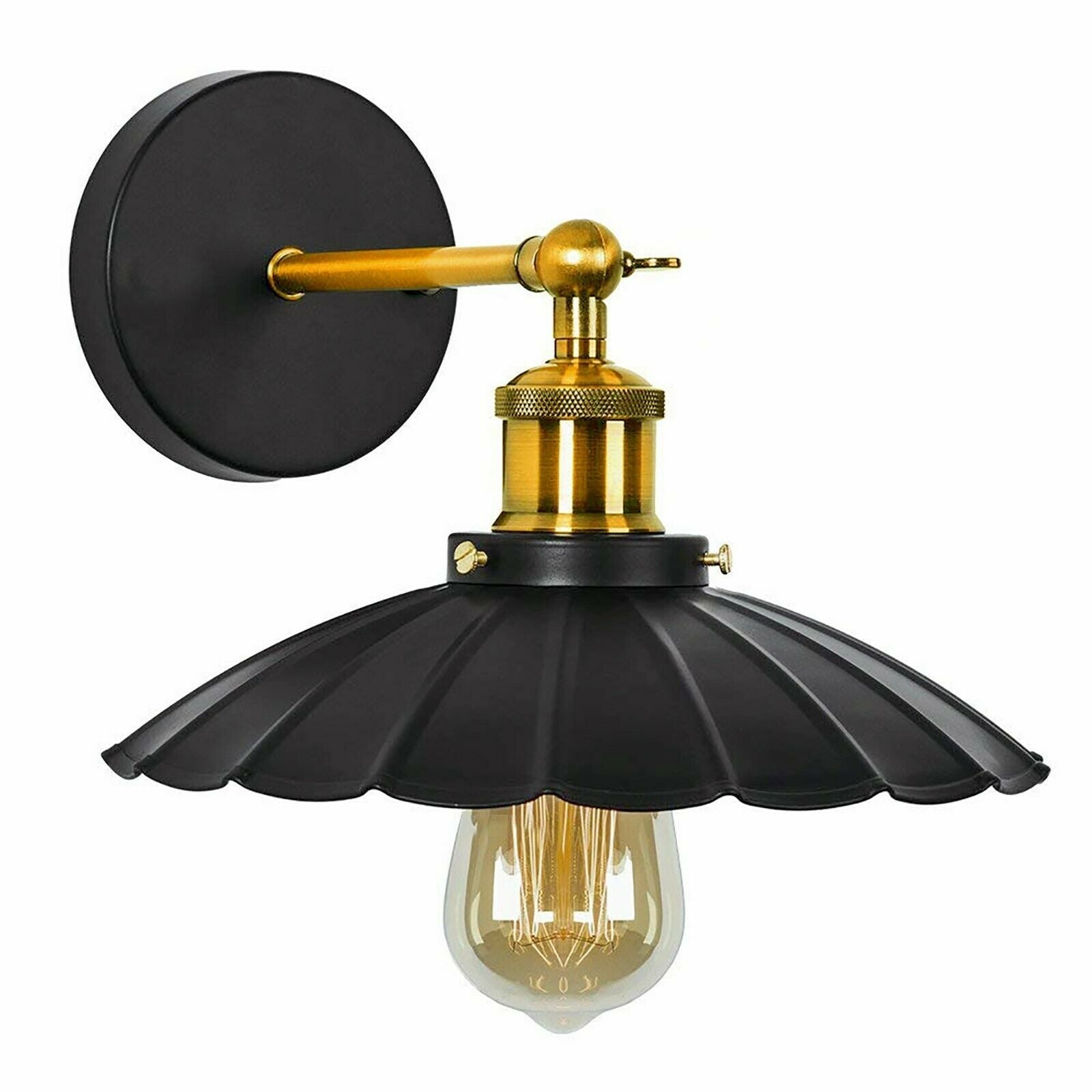 Black Wall Lights Modern Wall Lamp with Shade ~2117-1